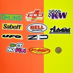 3/$20 brand new 10x waterproof car racer stickers